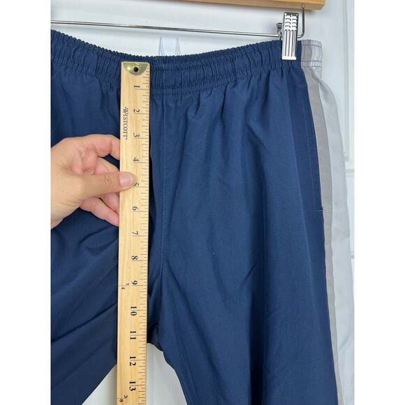 Nike Blue Pull On Drawstring Windbreaker Track Zip Up Hem Pants Youth XL (18/20) - Picture 11 of 12